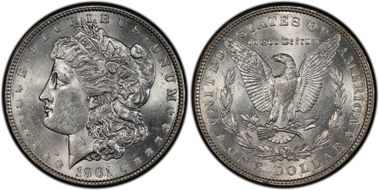 1901 $1 MS62