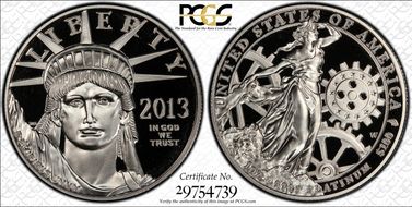 2013-W $100 Statue of Liberty PR69DCAM