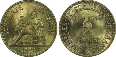 1920 2 Fr Gad-533 Commerce F-267 MS65