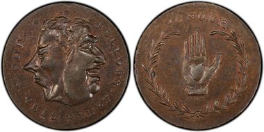 (c.1790) Tk 1/2D DH-804c Middlesex, Spence's MS63BN