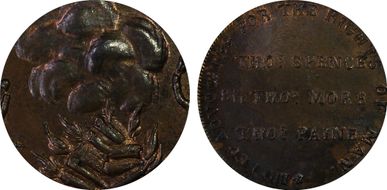 (c.1790) Tk 1/2D DH-818 Middlesex, Spence's MS64+ RB