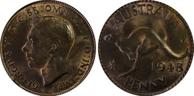 1948 (m) 1D KM-36 MS63RB