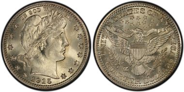 1915-S 25C MS66+