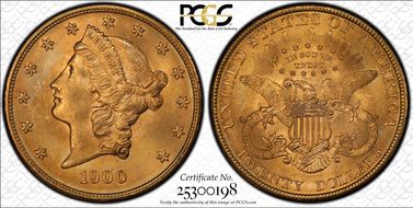 1900 $20 MS64+