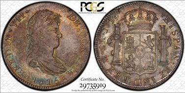 1815-Mo JJ 8 R Calico-1329 Yon-M8-115 MS63