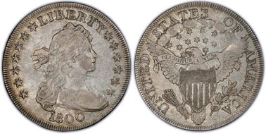 1800 $1 BB-186 AU55
