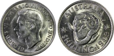 1943-S Shil KM-39  Ag MS62