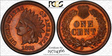 1876 1C PR65+ BN