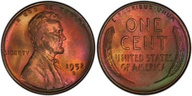 1952-S 1C MS66+ RB