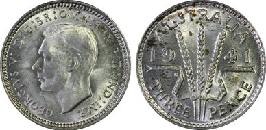 1941(m) 3D KM-37  Ag MS63