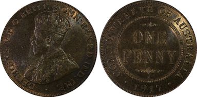 1917-I (c) 1D KM-23 MS63+ BN