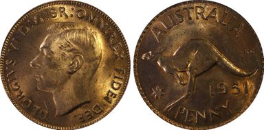 1951 (m) 1D MS64RD
