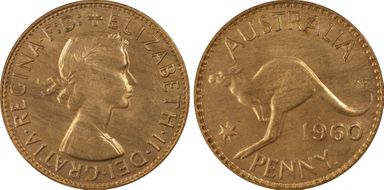 1960 Y. (p) 1D MS63RD