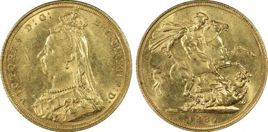 1887-S Sov S-3868A 1st Obverse Small Spread JEB MS62