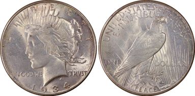 1934-D $1 MS63