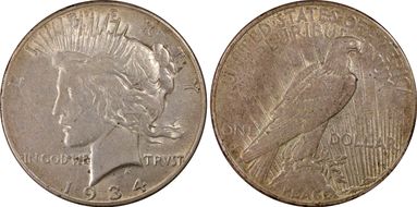 1934-S $1 XF40