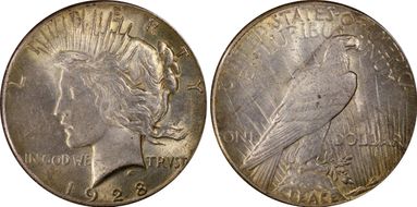 1928 $1 MS62