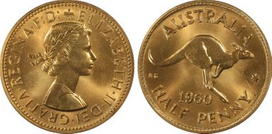 1960 Y. (p) 1/2D PR66RD