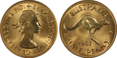 1961 Y. (p) 1/2D PR65RD