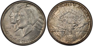 1937-S 50C Arkansas MS66+
