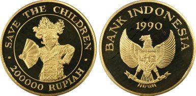 1990 200K R Save the Children PR67DCAM