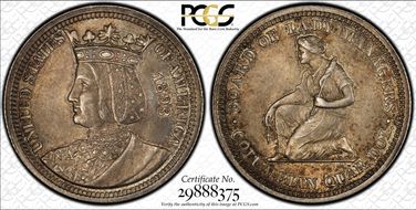 1893 25C Isabella MS63