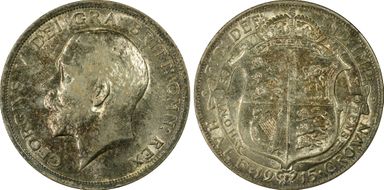 1915 1/2 Cr S-4011 AU58