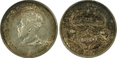 1927(m) Florin Canberra  KM-31 AU58