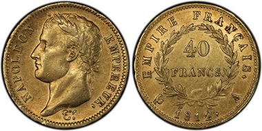 1812-A 40 Fr Gad-1084 F-541 AU53