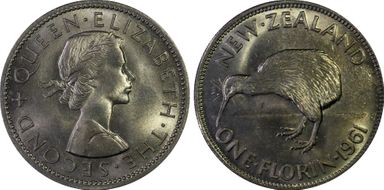 1961 Florin MS65