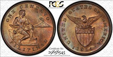 1914-S 1C KM-163 MS64RB