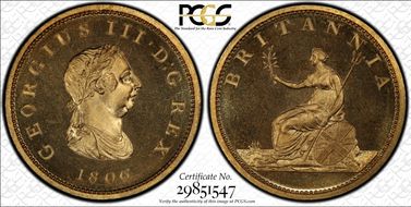 1806 1/2D S-3781 Gilt PR65DCAM