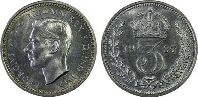1937 3D Mdy S-4088 Crowned 3 PL66