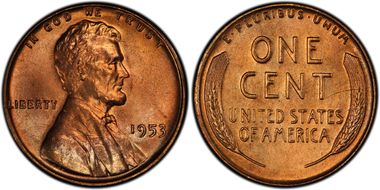 1953 1C MS66RD