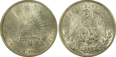 1909-Mo GV Peso KM-409.2 MS62