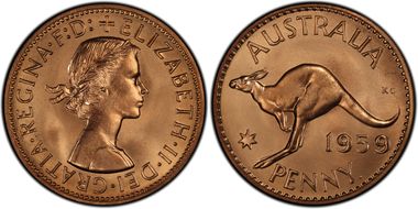 1959 Y. (p) 1D PR66RD