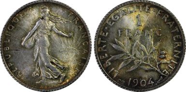 1904 1 Fr Gad-467 F-217 MS65