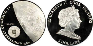 2009 $5 40th Anniv-Apollo 11 PR69DCAM