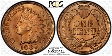 1900 1C MS65RD