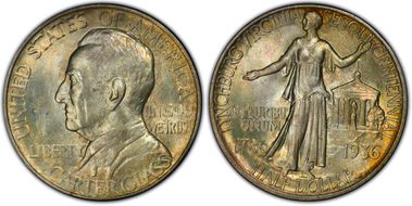 1936 50C Lynchburg MS67