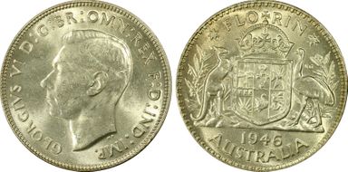 1946(m) Florin MS62