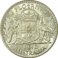 1942-S Florin KM-40  Ag MS62