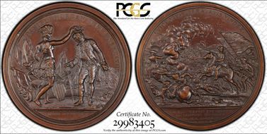 (1839) Medal J-MI-7 Bronze, Daniel Morgan Barre Restrike Dies SP58BN