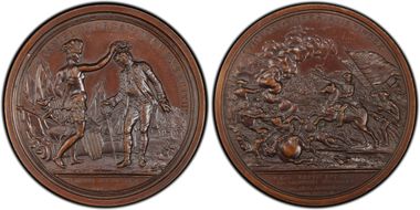 (1839) Medal J-MI-7 Bronze, Daniel Morgan Barre Restrike Dies SP58BN