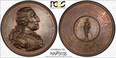 1805 AE Medal GW-88, Eccleston MS64BN