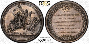 1781 AR Medal Betts-595, Battle of Cowpens MS63