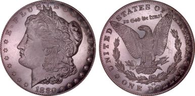 1880-CC $1 8/High 7 MS65