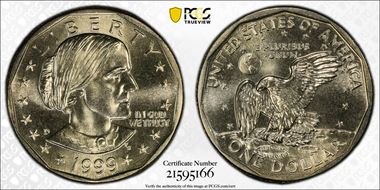 1999-D SBA$1 MS67