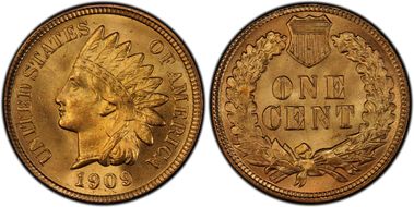 1909 1C Indian MS67RD