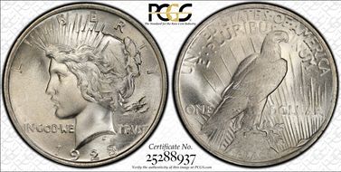 1923 $1 MS66